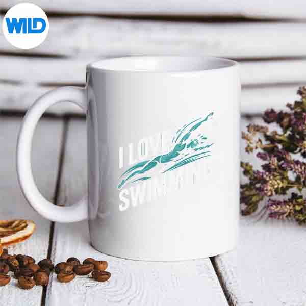 ILoveSwimmingEnthusiasticSwimmerArtmug