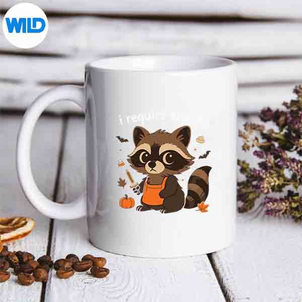 I Require Snacks Raccoon Halloween Costumes SVG PNG Digital Download 6 IRequireSnacksRaccoonHalloweenCostumesmug