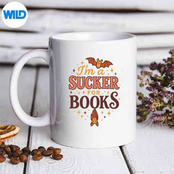 ImASuckerForBooksSpookySeasonHalloweenBookLoversmug