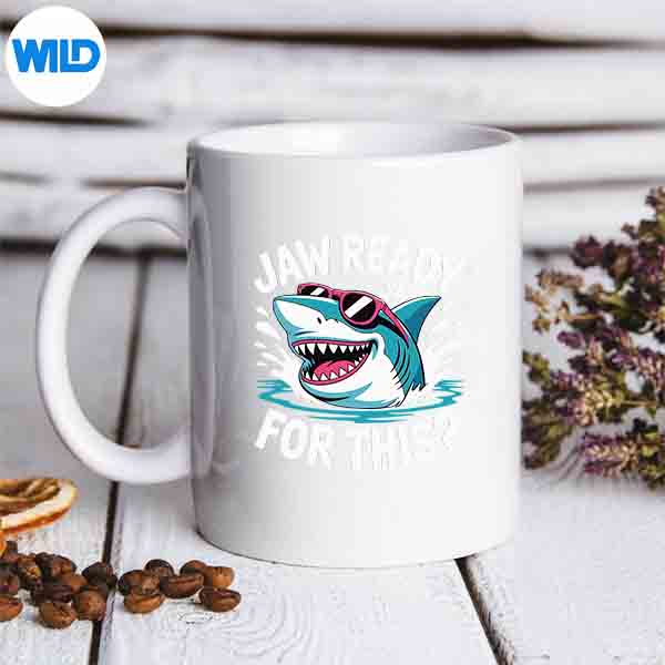 JawReadyForThisSharkLoverOceanWildlifemug