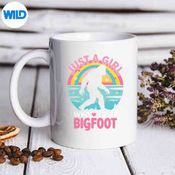 Just A Girl Who Loves Bigfoot Rainbow Sasquatch Cute Girls Silhouette SVG PNG 7 JustAGirlWhoLovesBigfootRainbowSasquatchCuteGirlsmug