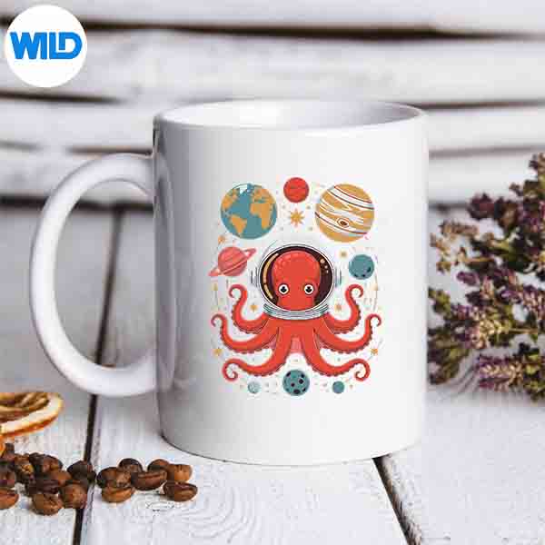 MarineBiologistOctopusDivingPlanetsAstronautOctopusmug