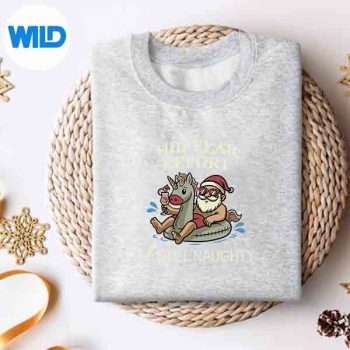 MidYearReportStillNaughtyChristmasInJulySantasweater