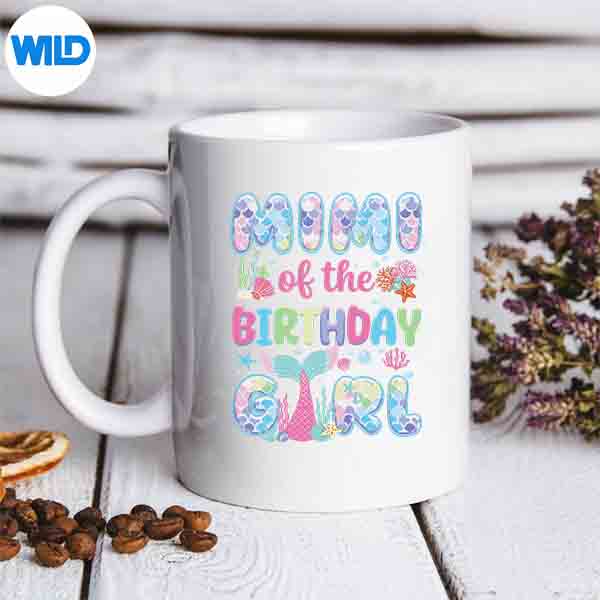 MimiOfTheMermaidGirlFamilyMatchingPartymug