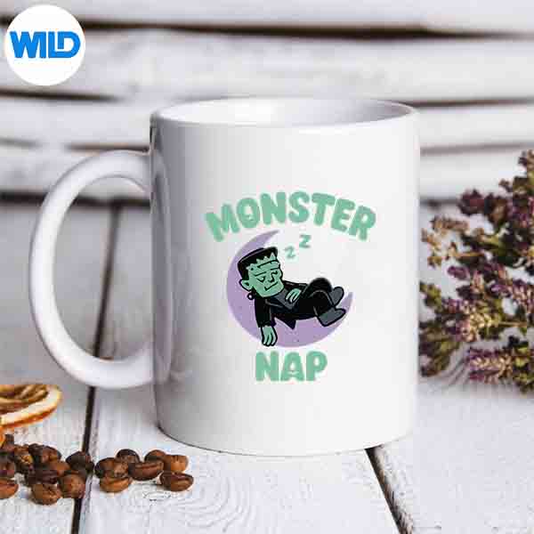 MonsterNapHalloweenHorrorCrescentMoonmug