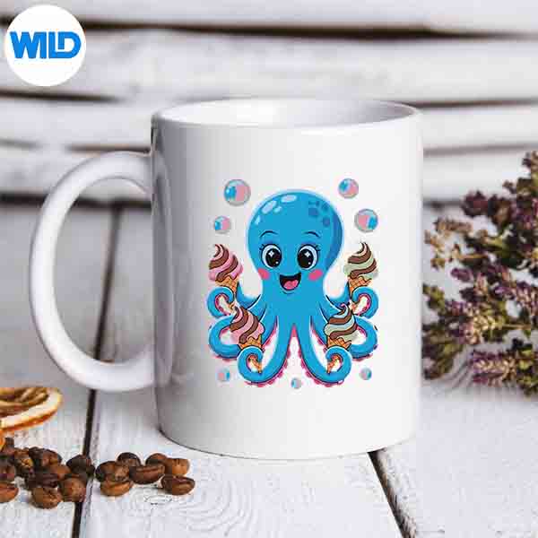 OctopusIcecreamMarineBiologistOceanOctopusmug