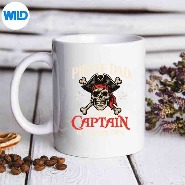 Pirate Dad I Be The Captain Of This Here Crew Buccaneer SVG Cut File 6 PirateDadIBeTheCaptainOfThisHereCrewBuccaneermug