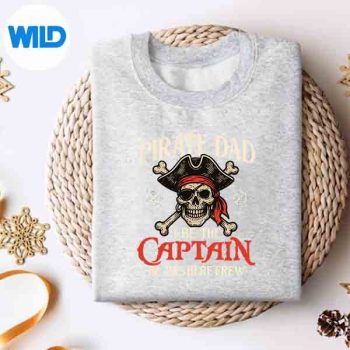 PirateDadIBeTheCaptainOfThisHereCrewBuccaneersweater