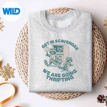 RaccoonRetroGetInScavengerWereGoingThriftingsweater