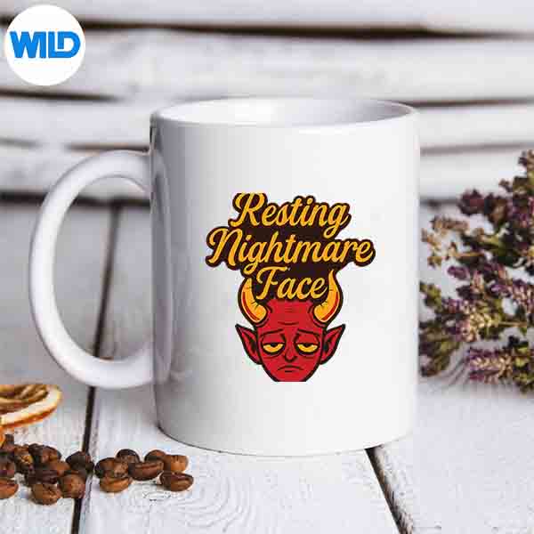 RestingNightmareFaceGothicPunkDemonmug