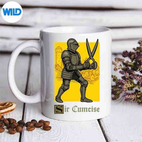 SirCumciseKnightPunMemeMedievalArtmug