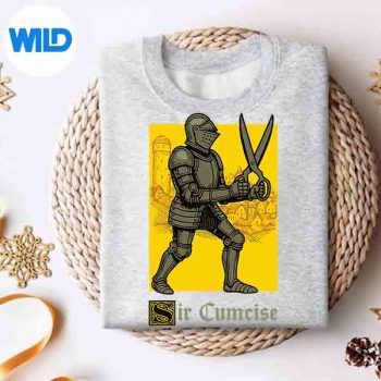 SirCumciseKnightPunMemeMedievalArtsweater