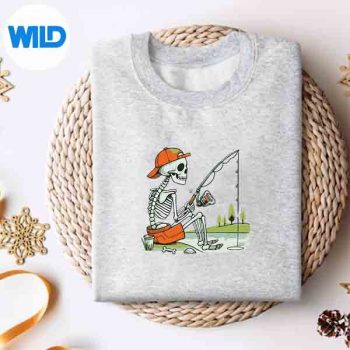 Skeleton Fishing Halloween Costume Fishing SVG PNG Cut File 4 SkeletonFishingHalloweenCostumeFishingsweater