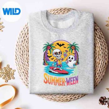 Skeleton Ghost Spooky Beach Holiday Summer Party Summerween Design for Cricut 4 SkeletonGhostSpookyBeachHolidaySummerPartySummerweensweater