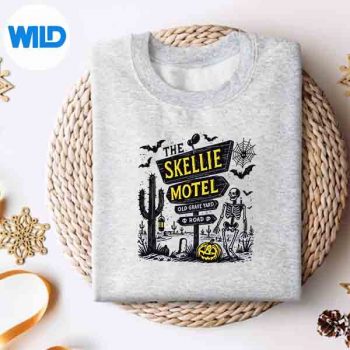 Skellie Motel Halloween Skeleton Pumpkin Spooky Season Cute PNG SVG for Cricut 4 SkellieMotelHalloweenSkeletonPumpkinSpookySeasonCutesweater