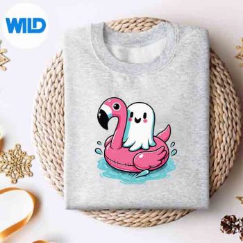 Spooky Flamingo Ghost Pool Spooky Summer Summerween SVG PNG Download 4 SpookyFlamingoGhostPoolSpookySummerSummerweensweater