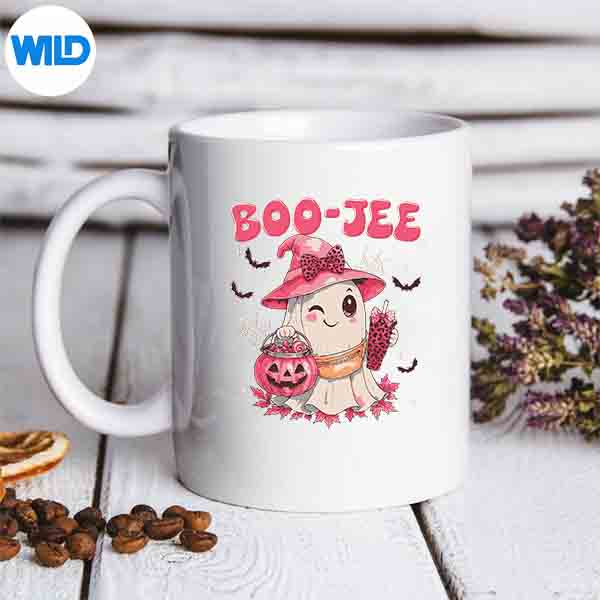 SpookySeasonCuteBooJeeBoujeeHalloweenCostumesGirlsmug