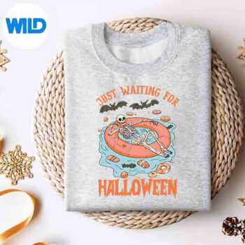 SpookySummerSkeletonJustWaitingForHalloweenVibessweater