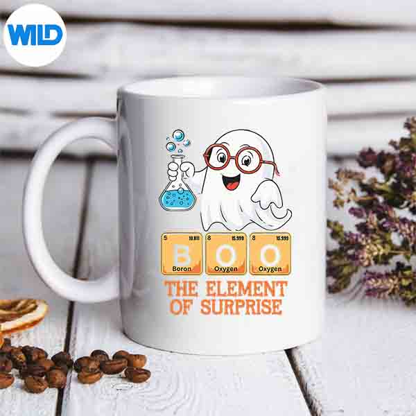 TheElementOfSurpriseChemistryBooHalloweenmug