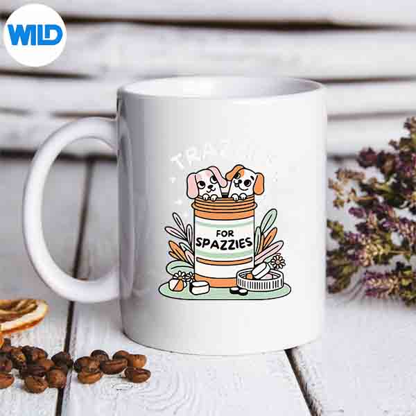 Veterinary Medicine Vet Tech Dog Mom Trazzies For Spazzies Digital Design 7 VeterinaryMedicineVetTechDogMomTrazziesForSpazziesmug