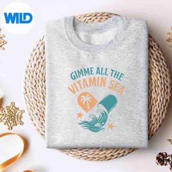 VitaminSeaRetroBeachArtSummerVibessweater