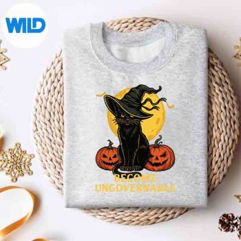 WitchCatChaosBecomeUngovernableHalloweensweater