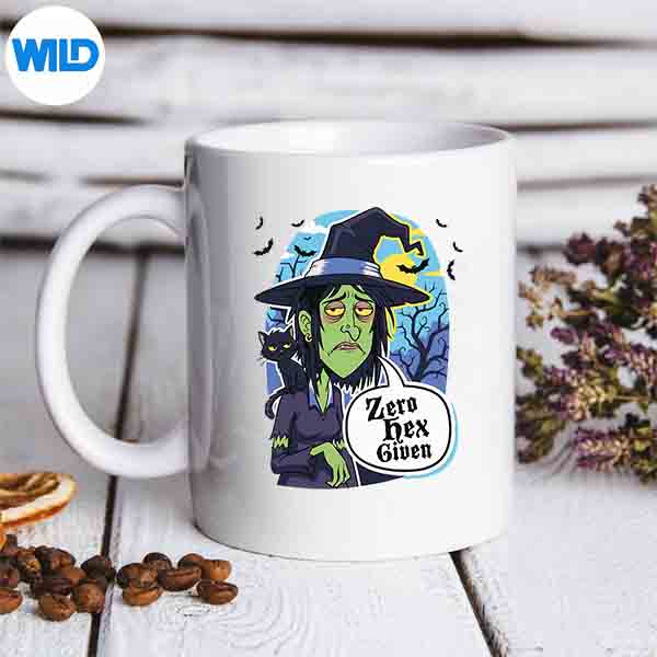 Zero Hex Given Witch Halloween Costume Vector Design 7