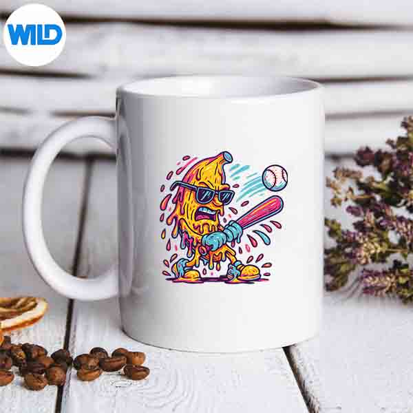 BananaSwingingBaseballIceCreamDripmug