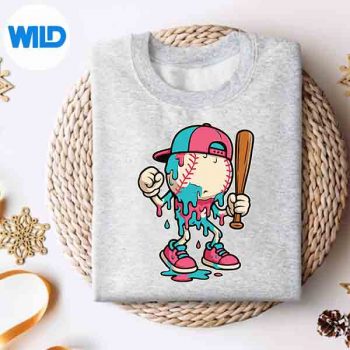 Baseball Drip For Ice Cream Drip Baseball Cut File 4 BaseballDripForIceCreamDripBaseballsweater
