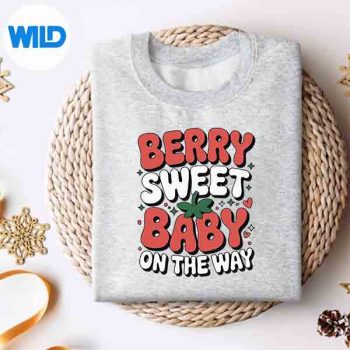 BerrySweetBabyOnTheWayCuteStrawberryPregnancyRevealsweater