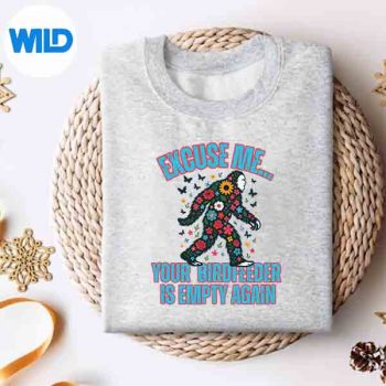 BigfootBirdFeederEmptyRetroSayingQuotesweater