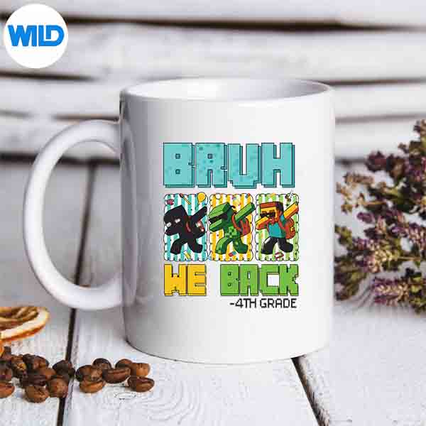 BruhWeBack4thGradeBackToSchoolGamerDabbingmug
