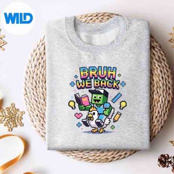 BruhWeBackToSchoolPixelArtFamilyMatchingsweater