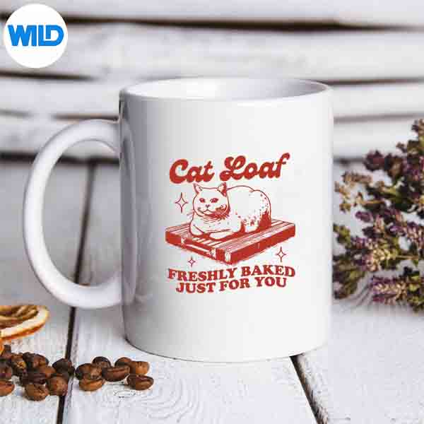 CatLoafCatMemeVintageRetroCuteKittenCatLovermug