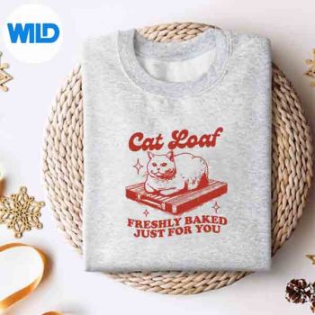 CatLoafCatMemeVintageRetroCuteKittenCatLoversweater