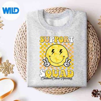 Childhood Cancer Awareness Support Squad Gold Ribbon Digital Download 4 ChildhoodCancerAwarenessSupportSquadGoldRibbonsweater