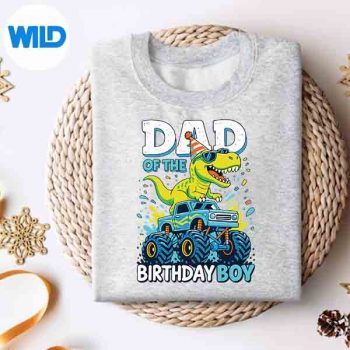 Dad Of Monster Truck Dinosaur Party T Rex Silhouette SVG PNG Cut File 4 DadOfMonsterTruckDinosaurPartyTRexsweater