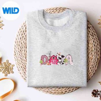 DadaFarmAnimal1stFamilyMatchingPartyDadsweater