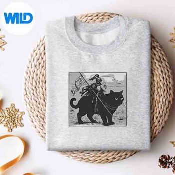 Defend Your Local Public Library Knight Cat Silhouette SVG PNG Cut File 4 DefendYourLocalPublicLibraryKnightCatsweater