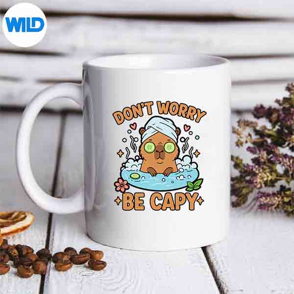 DontWorryBeCapyCapybaraLoverYouthmug