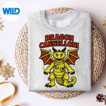 DragonCannelloniItalianBrainrotPastaMemesweater