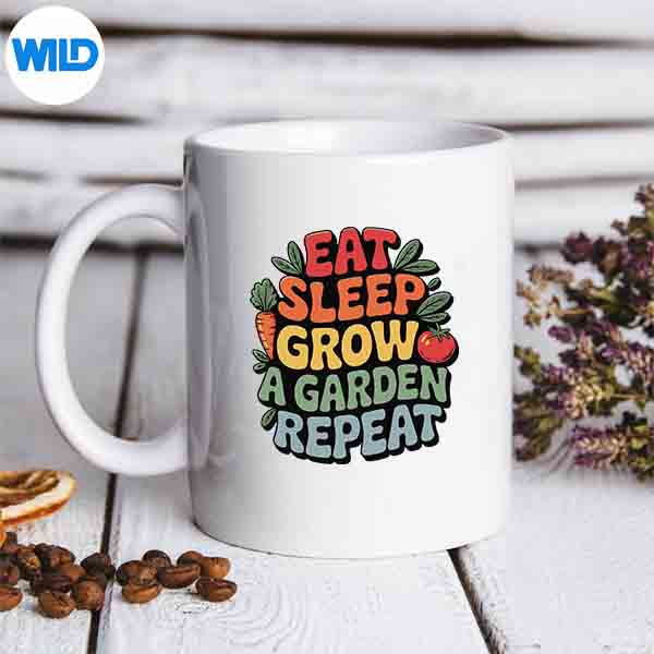 EatSleepGrowAGardenRepeatGardeningLoverGamingmug