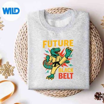 Future Black Belt Dinosaur Karate SVG PNG 4 FutureBlackBeltDinosaurKaratesweater