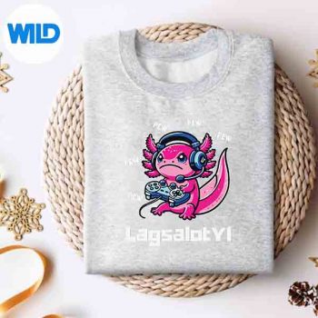 GamerAxolotlHumorPunToddlerGirlsweater