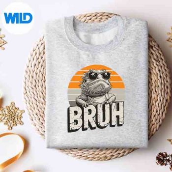 GamingBeardedDragonBruhRetroLizardBruhGirlssweater