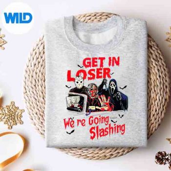 Get In Loser Were Going Slashing Horror Halloween Character SVG PNG 4 GetInLoserWereGoingSlashingHorrorHalloweenCharactersweater