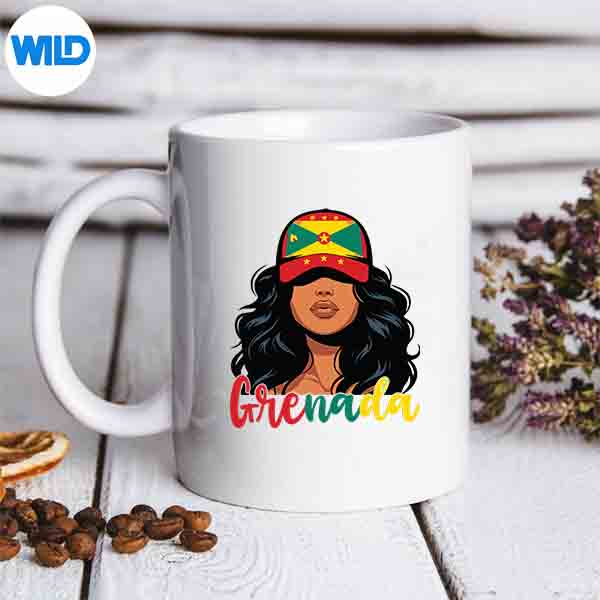Grenadian Girl Grenada Flag Proud Grenadian SVG PNG Cut File 7 GrenadianGirlGrenadaFlagProudGrenadianmug
