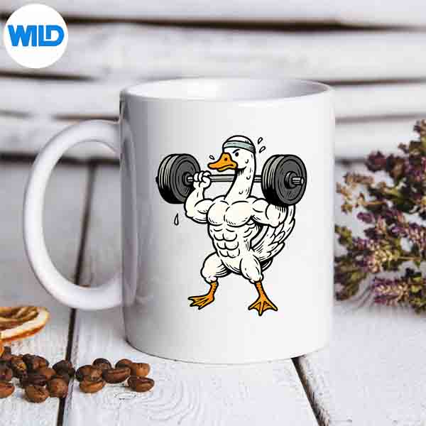 Gym Motivation Muscle Duck Weightlifting Workout SVG PNG Download 6 GymMotivationMuscleDuckWeightliftingWorkoutmug