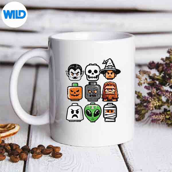 Halloween Brick Pumpkin Ghost Heads Costume SVG PNG 7 HalloweenBrickPumpkinGhostHeadsCostumemug