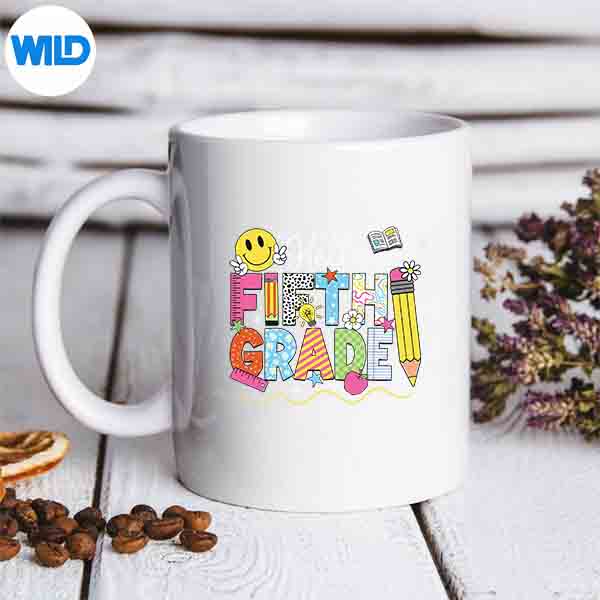 Hello Fifth Grade Team 5th Grade Back To School Teacher SVG PNG Cut File 6 HelloFifthGradeTeam5thGradeBackToSchoolTeachermug